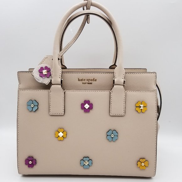 kate spade Handbags - Kate Spade Cameron Spade Flower Applique Satchel